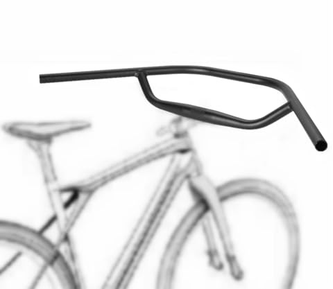 AkiiGer Bike Riser Handlebar 31.8mm, Length 690mm, Universal Bicycle Handle Bars for MTB Gravel Bikes Touring Bikes, Aluminium Alloy, Black