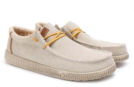 Pitas | WP150 Steve | Mocassini Uomo per L'Estate | Scarpe da Barca Estive | Sportive Uomo | Sneakers | Scarpe da Walkinpitas | Beige 46