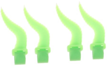 DOITOOL 1 Juego Accesorios para Bocina De Auriculares Demonio Cosplay Cuernos Cuerna Accesorios para Auriculares Cuernos De Fijación De Auriculares Gel De Sílice Green 2 Piezas