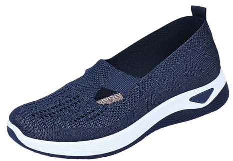 Scarpe Donna, Sneakers Estive Eleganti Scarpe Ortopediche Scarpe Da Ginnastica Donna Scarpe Da Passeggio Antiscivolo Comode Leggero Sportive Senza Lacci Donna In Mesh Running Camminare Scarpe Da Corsa