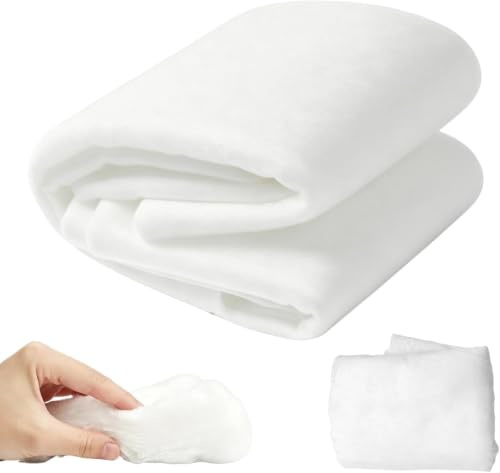 Vadd volymfleece, 200 g/m², 100 % polyester, tvättbar, strykbar, lapptäcke, fleecevadd, stoppning, bomull, som fyllning, fleece, inget självhäftande lager, för stoppning, quiltning, sömnad och