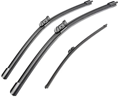 Escobilla limpiaparabrisas Delantera y Trasera para V90 (2016-2020), 24 + 20 + 14, Accesorios para cortadora de Parabrisas (2017, 2018, 2019 y 2020)