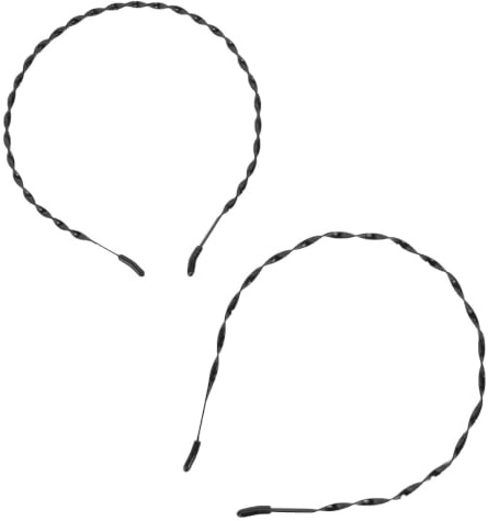 Garneck 6 Pièces Épingle à Cheveux à Ressort Spiralé Unisexe en Alliage Noir, Fixateur Capillaire Moderne et Pratique pour Coiffure Quotidienne