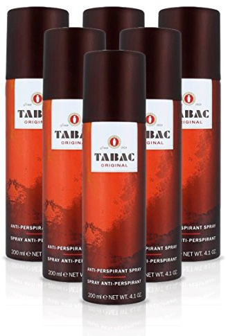 Tabac Original Deodorant, Anti-Transpirant, 200 ml, 6 Stück