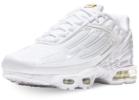 Nike Nike Air Max Plus 3 Sneaker für Herren, Weiß, Weiß, Grau, 40.5 EU