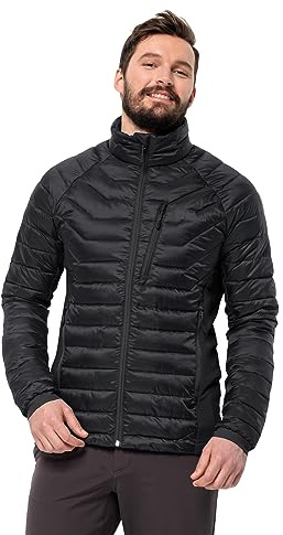 Jack Wolfskin Routeburn PRO Ins Jkt M Chaqueta, Negro, XL Hombre, Negro, XL