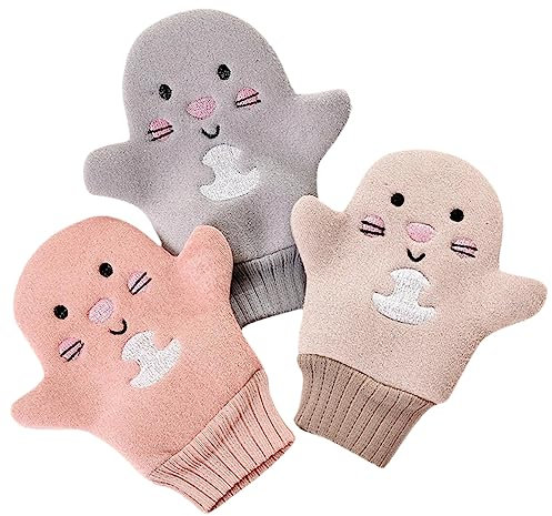 Lurrose 3 Stücke Mitt Körper Peeling Handschuh Unisex Bade Handschuh Für Bad Peeling Handschuh Wiederverwendbare Zufällige Farbe