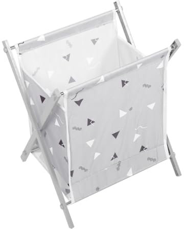 Cabilock 1 Pezzo cesto di biancheria sporca bidone cestini per biancheria pieghevole sporco contenitori vestiti cesto portabiancheria organizzatore di articoli vari plastica Grigio