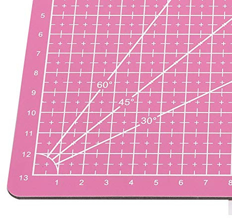 Generic Självläkande Skärmatta A5-storlek Hållbar Design för Sömlös Skärning - Viktigt för Hobbyister och Designers (Rosa)