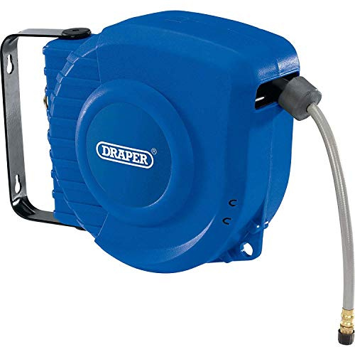 Draper RAH12 avvolgitubo retrattile, blu, 12 m