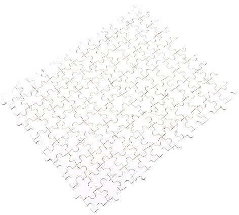 CIYODO Leeres Holzpuzzle 1000 Teile Holz Puzzle Selbstgemacht Thermotransfer Puzzleteile Mit Glatter Oberfläche Bastelbedarf Für Kinder Feinmotorikspielzeug