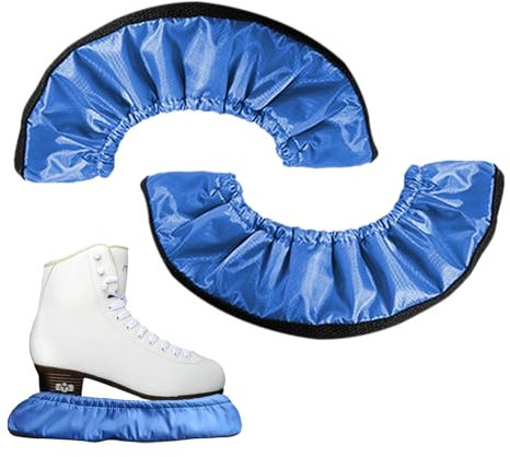 Lvjkes Kufenschoner Schlittschuhe, 1 Paar 40 x 7cm Schlittschuh kufenschoner, Wasserdicht und rutschfest schlittschuhschoner, Geeignet für Damen, Herren, Kinder, kufenschoner Eishockey (Blau)