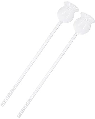 OKUMEYR 2stücke Wissenschaftlicher Trichter Aus Borosilikatglas Transparenter Labor-trichter Langer Für Experimentierausrüstung Wiederverwendbar Und Temperaturbeständig