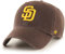 '47 San Diego Padres MLB Loop Label Clean Up Braun Verstellbare Cap One-Size
