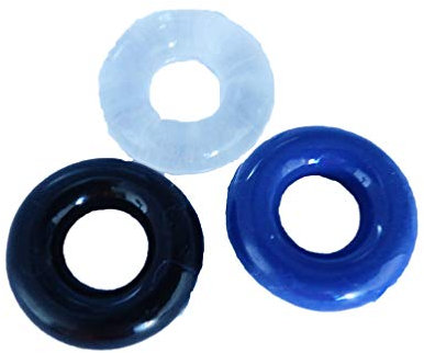 Healifty 3Pcs Penisring Flüssiges Silikon Dehnbarer Penisring Männer Zeitverzögerungsring Sex Ringvergrößerer Stärkere Erektionsring Zur Verlängerung Des Höhepunkts Adullt Spielzeug