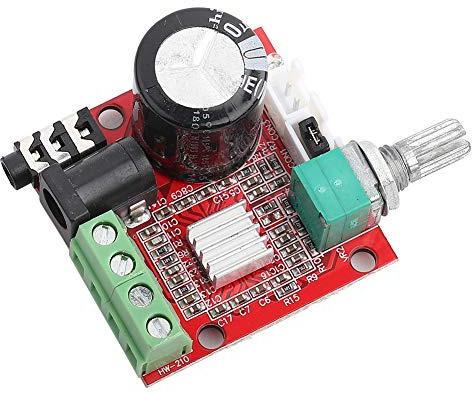 Förstärkarkort Digital Mini Stereoljud Volym Potentiometer Modul Pam8610 Förstärkarkort DC 8V 12V