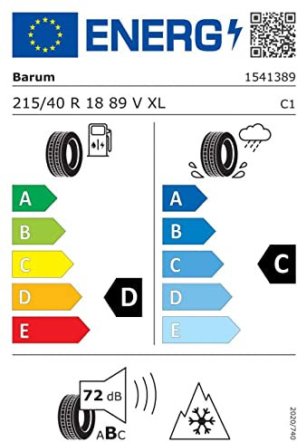 215/40VR18 BARUM TL POLARIS 5 XL FR 89V E