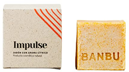 Conduit un gel de douche solide avec un arôme d'agrumes