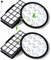 2 HEPA-Filter Set Kompatibel Rowenta Staubsauger RO6984EA RO6941EA RO6963EA RO6921EA RO6971EA RO6993EA (Modell RO69xx), Filter für Rowenta X-Trem Power Cyclonic Staubsauger, Comparer ZR006001