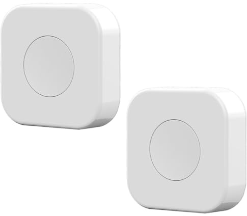 Jaqperd 2 Pulsanti Tuya ZigBee Interruttore Scena Smart Home Collegamento Multi-Scena Wireless Intelligente con Gateway Zigbee