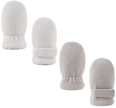 MniJiza Baby Winter Mittens Newborn Fleece Lined Gloves Infant Warm Mitts