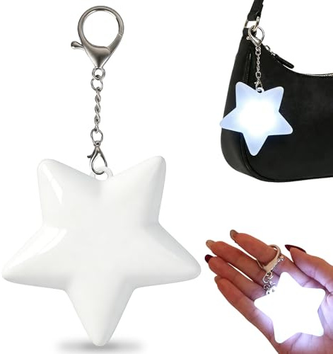 Swiftctrl Luz de bolsillo y luz de bolsillo con sensor recargable, linterna LED colgante, llavero, regalo para novia, hermana y madre, antideslumbrante, brillante