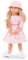 Götz 1766045 Happy Kidz Emma geht zur Sommerparty Puppe - 50 cm große Multigelenk-Stehpuppe, Blonde Haare, steingraue Augen - 8-teiliges Set