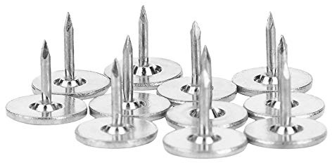 Fdit Chiodo per Tappezzeria, Chiodi per Tappezzeria in Stile retrò Completo con Puntina da Disegno, Puntina da Disegno Decorativa in Ferro per Mobili (Diametro 9MM*Lunghezza Totale 8MM)