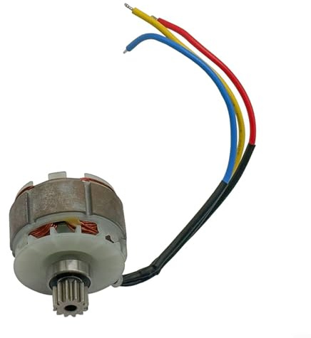 UTTASU Moteur de tondeuse à gazon sans balais 21 V avec rotor à 12 dents pour taille-haie et coupe d'herbe, pièce de rechange sans fil haute performance