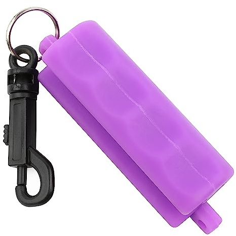 wolfman 2pcs Archery Arrow Puller Silicon Hand Saver Arrow Puller Gripper with Keychain for Removing Target Arrows (Purple)