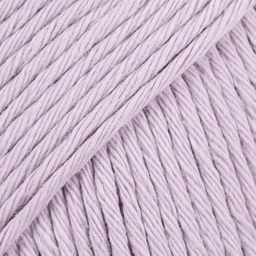 Strick- und Häkelgarn, 100 % Baumwolle, 4 oder Medium, Aran-Gewicht, Drops Paris, 50 g, 80 Meter pro Knäuel (77 Sweet Orchidee)
