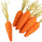 BETESSIN 6 Unidades Decoración Zanahorias de Pascua, Adorno de Mesa Zanahoria de Yute, Regalo Original Zanahoria para Fiesta de Pascua