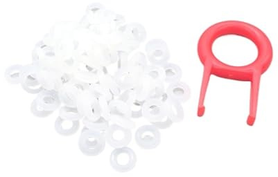 110pcs Keycaps O Ring Seal Noise Reduction Keyboard O-ring Seal Switch Sound Dampeners for Cherry MX Keyboard Damper Replacement(QRB1,8x5x1.5mm)