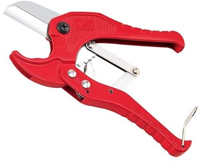 Cortador de Tubos de Plástico,Cortador de PVC,Cortador de Tubos Tipo Trinquete,Cortador de PVC Tubos Cortador Tijeras para Cortar,Tubos Multicapa para Cortar Tubos de Plástico PVC