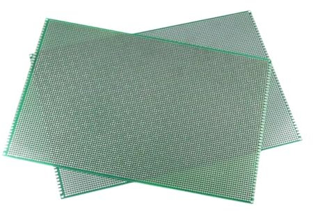 harayaa Placa PCB de doble cara de 2 piezas, placa de circuito impreso, placa de perforación para el experimento