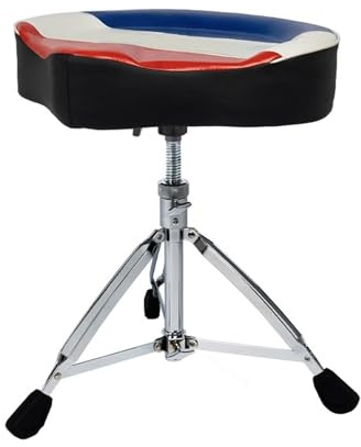 JIFGWBSP Tabouret De Selle, Tabouret De Tambour De Selle Rotatif Et Réglable, Chaise De Travail Relevable, for La Pratique/Performance/enseignement, Charge 100 Kg(Color2)