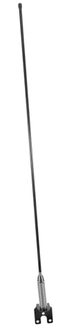 TOYANDONA Supporto Portabandiera per Veicoli a Due Ruote e Biciclette 60 Cm, Asta Bandiera Nera Antivento Resistente alle Intemperie, Accessorio Sicurezza e Segnale per Ciclisti Outdoor