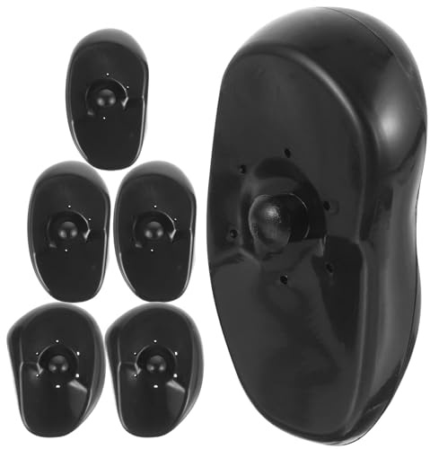 GALPADA 6 Tapones Oídos Tinte, Cubiertas para Protección Auditiva Reutilizables, Orejeras de Plástico Flexible para Teñir el Cabello en Casa o Salón