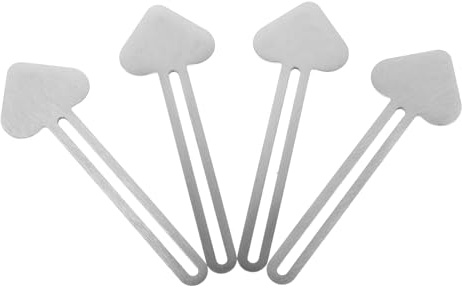 Operitacx Spremitubo in Metallo 4 Pezzi a Forma di Cuore per Vernice e Pigmenti, Spremitrice a Rulli per Tubi Artistici, Estrattore Tubi per Acquerelli e Pittura a Olio, Strumento Manuale