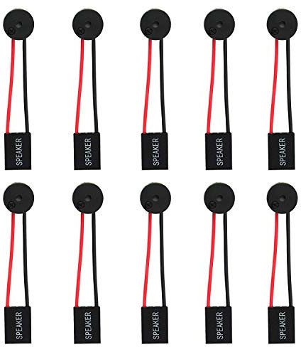 ICQUANZX Altoparlante piezoelettrico interno del BIOS della scheda madre del PC Buzzer dell'allarme per il caso del computer di Arduino DIY (pacchetto di 10)