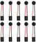 ICQUANZX Altoparlante piezoelettrico interno del BIOS della scheda madre del PC Buzzer dell'allarme per il caso del computer di Arduino DIY (pacchetto di 10)