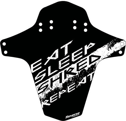 Reverse Eat, Sleep, Shred, Repeat Mudfender Schutzblech schwarz/weiß