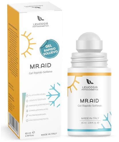 Mr.Aid - Producto natural para pequeñas emergencias, dolor de cabeza, náuseas, cinetosis, dolores cervicales y musculares, piernas pesadas, excelente calmante después de picaduras.