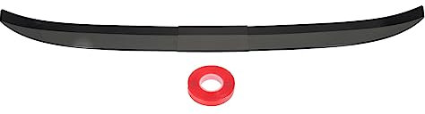 Aramox 3 Pezzi Alettone Posteriore per Auto, Alettone Posteriore Nero Lucido Aerodinamico Alettone Alettone Universale per Veicolo