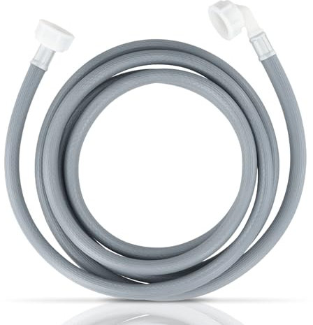 Nivofu Universal Zulaufschlauch Waschmaschine, Explosionssicherer Wasserzulaufschlauch, Wasserschlauch Waschmaschine, Größe 300cm, Waschmaschinen Zubehör für Waschmaschine, Geschirrspüler, Gray