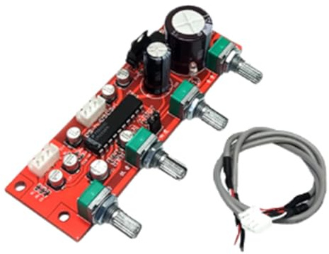 Ujjdwiurgh LM1036 förförstärkare förstärkare kort ljudton förförstärkare NE5532 potentiometer med kabel