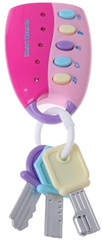Lawnrden Moda Musica Smart Remote Car Key Toy Giocattolo per Bambini Smart Remote Key Controllo analogico dell'effetto sonoro dell'auto Senza Batteria 1pz|