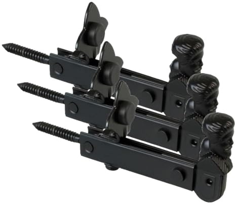 Amig - Retenedor Contraventana en Acero y Zamak – Medidas 157x60mm – Acabado Negro Mate - Regulable 30-60mm – Incluye Tacos y Tirafondos – Tope para Ventana para Evitar Golpes – Anclaje de Seguridad