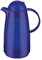 ROTPUNKT Isolierkanne 200 Christine 0,5 l | Zweifunktions-Drehverschluss | BPA-frei - gesundes Trinken | Made in Germany | Warm + Kalthaltung | Glaseinsatz (hyperblue)
