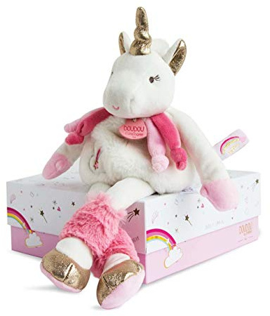 Doudou et Compagnie DC3313 LICORNE - Pantin 22 cm, rosa